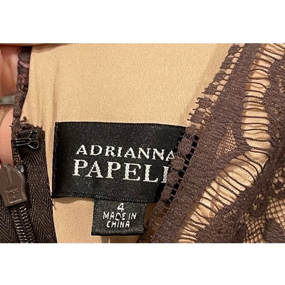 ADRIANNA PAPELL A-Line Ruffle Cockatil Dress - Picture 5 of 7